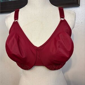 Olga Red Full Coverage Bra